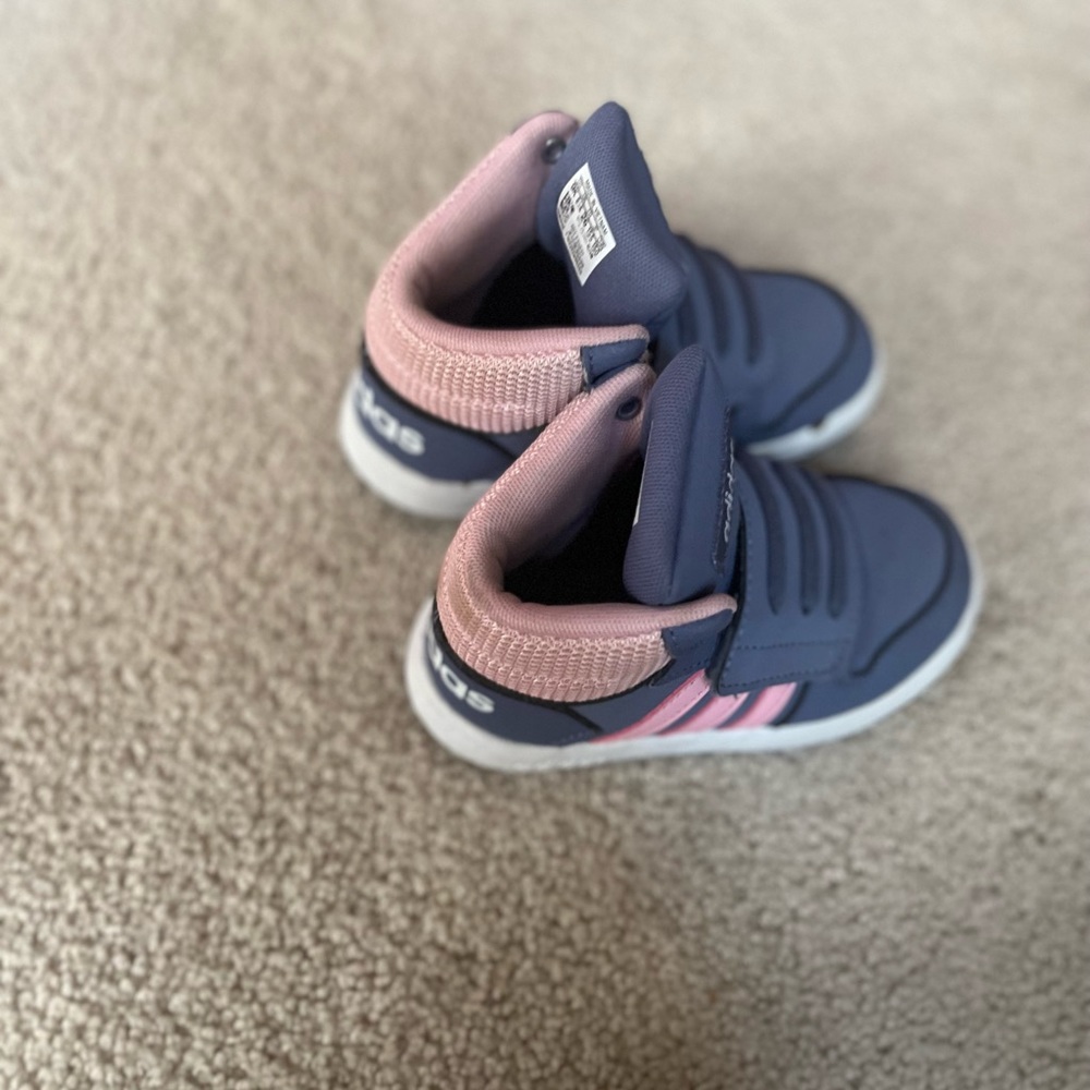 Toddler Purple and pink Adidas